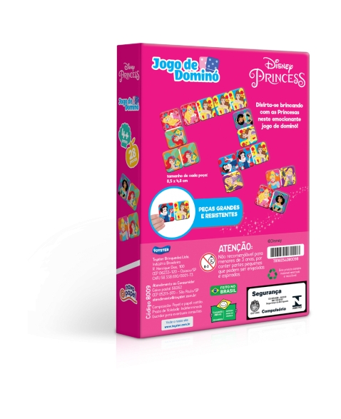 JOGO DE DOMINÓ PRINCESAS DISNEY TOYSTER – DreamToys