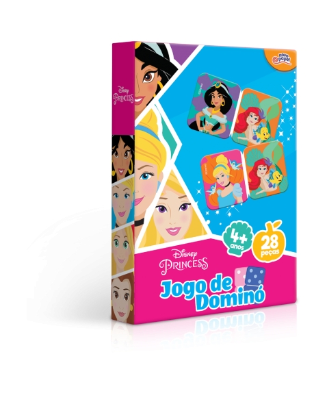 Jogo Toyster Super Kit Princesa Disney Dominó, Jogo De Memória E