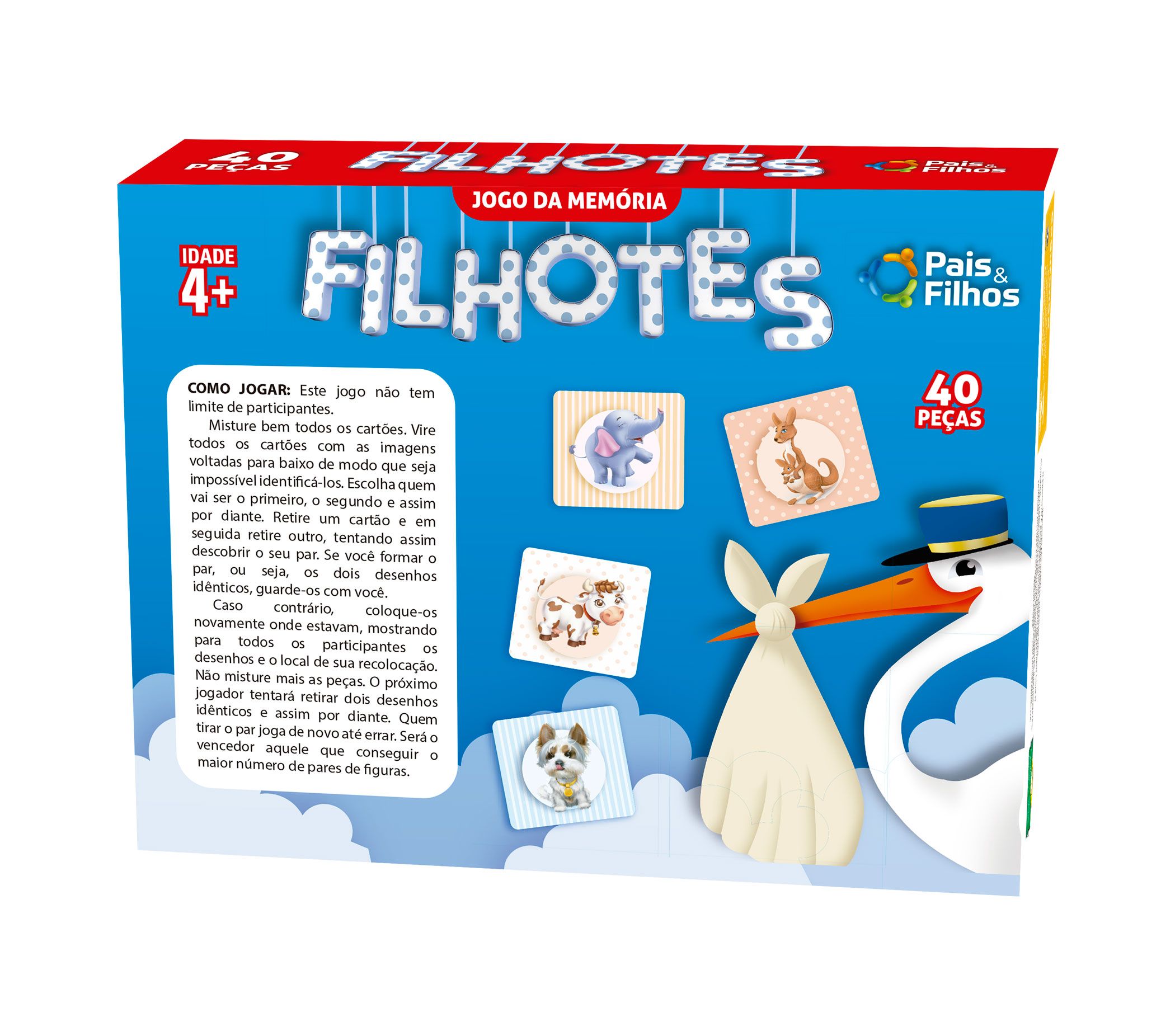 Blocos de Montar Jogo de Encaixe 40 Peças Cometa – DreamToys