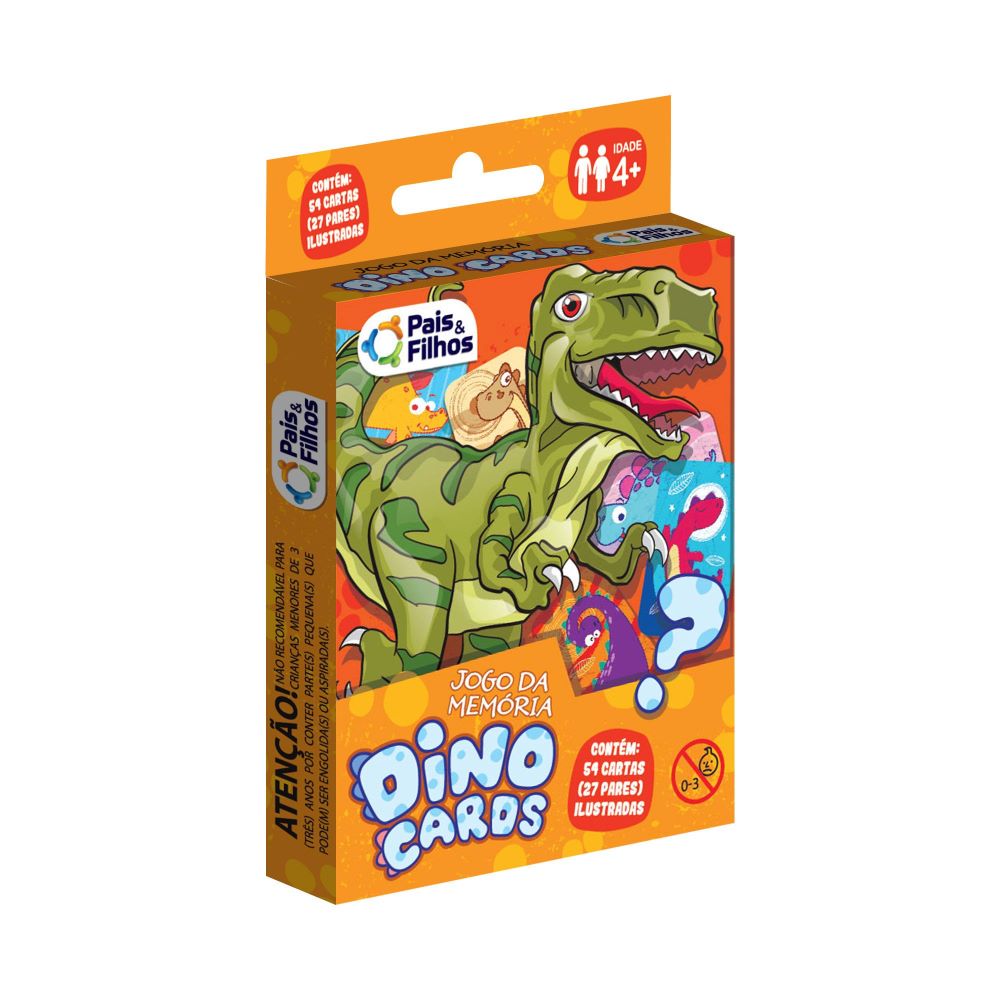 Jogo da Memória Dinossauros Pais e Filhos – DreamToys