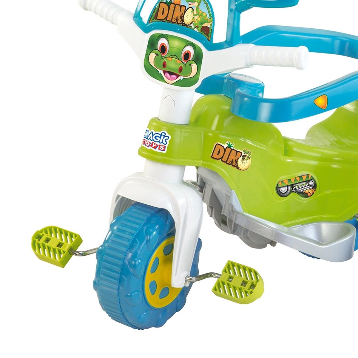Triciclo Tico-Tico Dino Pink Motoca Infantil Magic Toys 2804