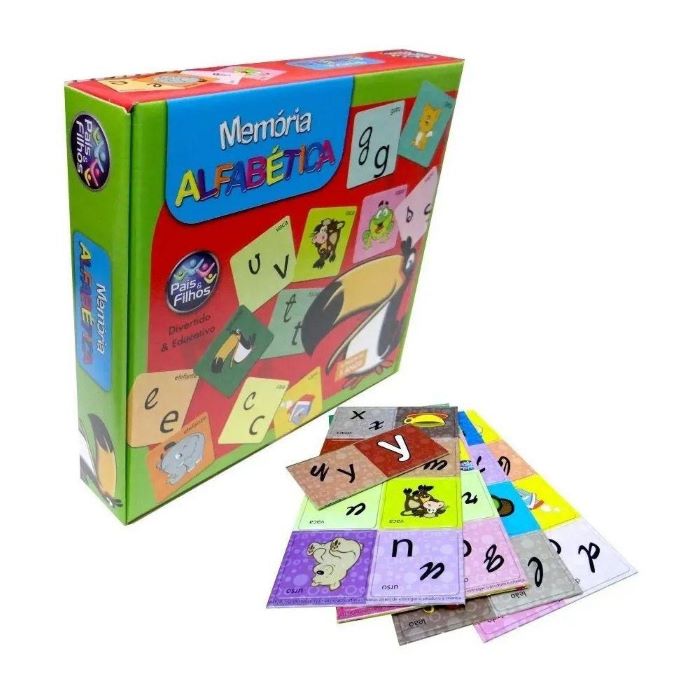 Jogo Infantil Big Box 4 Jogos Educativo Peças Grande Madeira