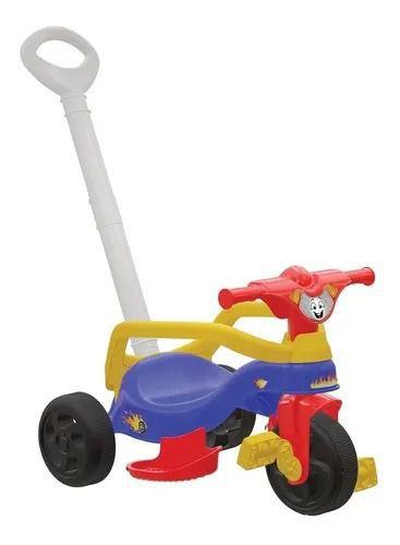 Triciclo Motoca Infantil Tico Tico Pets com Haste Removível