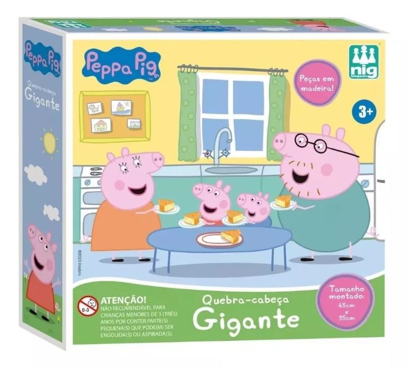 Quebra- Cabeça Gigante Infantil Patrulha Canina 16 Peças Mdf