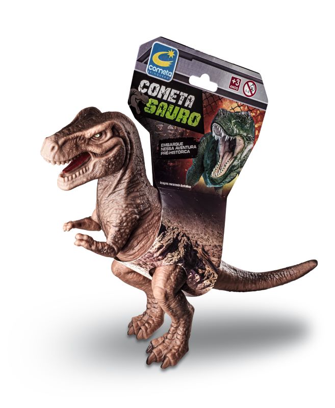 Boneco Dinossauro Tiranossauro Rex T-REX 19cm Cometa