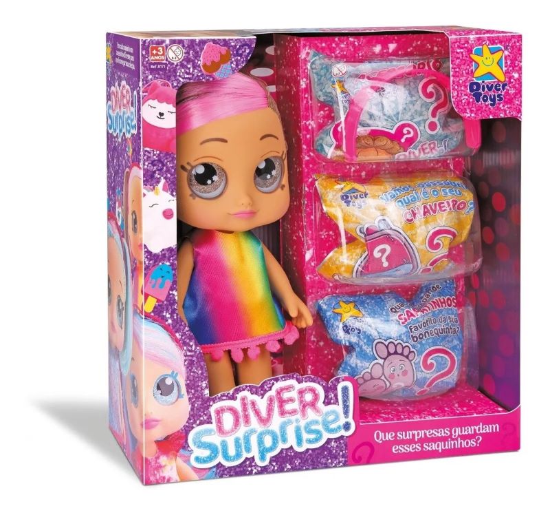 Kit de maquiagem Infantil para boneca cupcake fashion Girl