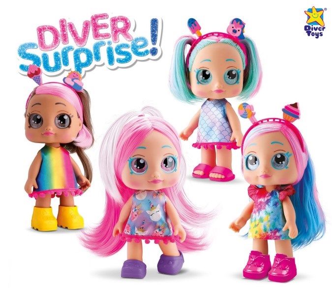 Boneca Diver Surprise Divertoys - 8171