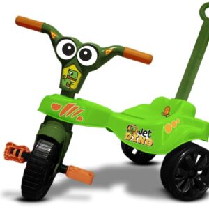 Triciclo Infantil Jet Dinossauro com Empurrador Kepler