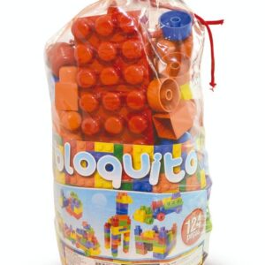Blocos de Montar Bloquito Mochila com 124 Peças Kepler