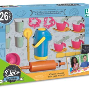 Brincadeira de Casinha Doce Lanchinho 26 Peças Nig